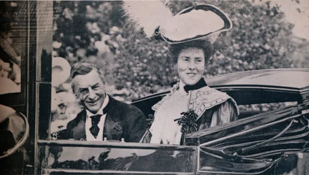 Obchodzi swoje siedemdziesiąte urodziny, 1906