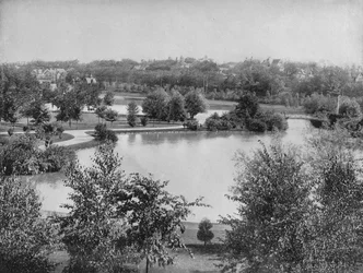 Park Centralny, Minneapolis, ok. 1897.