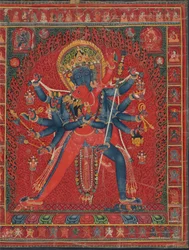 Czakrasamwara i Małżonka Wadżrawarahi, 1450-1500.