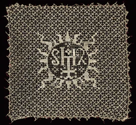 Welon kielichowy z monogramem Chrystusa, XVI wiek.
