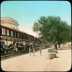 Chandni Chowk, Delhi, Indie, koniec XIX lub początek XX wieku