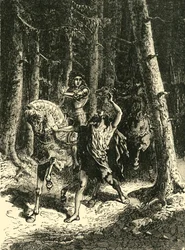 Karol VI w Lesie Le Mans, 1392, 1890.