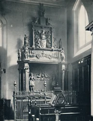 Kartuzja. Pomnik Thomasa Suttona w kaplicy, 1925