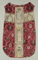 Ornat z tyłu z haftowaną opaską Orphrey, 1415-1425.