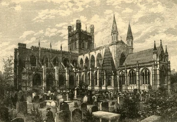 Katedra w Chester, 1898.