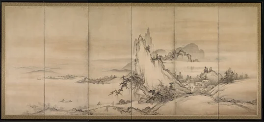 Chiński krajobraz, 1500s.