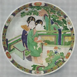 Chińska Porcelana, Famille Verte. Okres Kang Hsi, 1662-1722, 1928