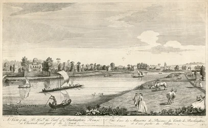 Chiswick House, Londyn, 1750