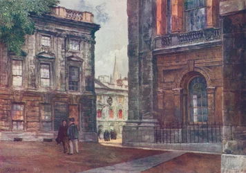 Kościół Chrystusa - Czworobok Peckwater, 1906