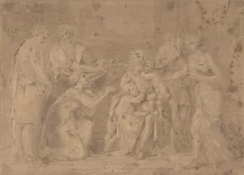 Chrystus i dzieci, XVII wiek.
