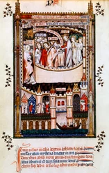 Chrystus udziela komunii św. Denisowi, 1317