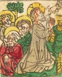 Chrystus na Górze Oliwnej, ok. godz. 14251450.