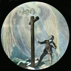 Christian przybywa pod krzyż, ok. 1910.