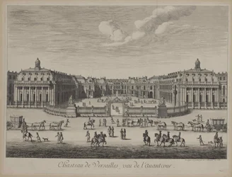 Pałac wersalski w 1682, 1682.