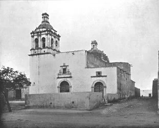 Kościół Guadalupe, Chihuahua, Meksyk, ok. 1900.