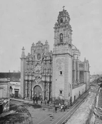 Kościół La Santisma, miasto Meksyk, c1897.