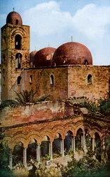 Kościół San Giovanni degli Eremiti, Palermo, Sycylia, Włochy, c1923