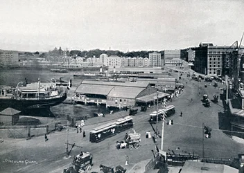 Okrągłe nabrzeże, ok. 1900 r.