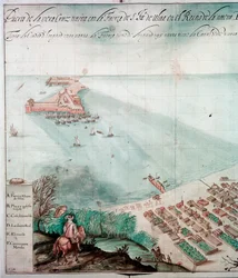 Miasto Veracruz, Meksyk, XVII wiek