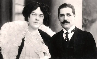 Clara Ellen Butt 1872-1936 i Kennerley Rumford 1870-1957, śpiewacy angielscy, 1906