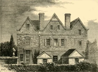 Dom Zimnej Łaźni, ok. 1872 r.
