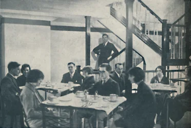 Komfort dla pasażerów i kabina cudownego centralnego sterowania, c1935