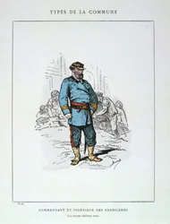 Komendant i Inżynier Barykad, Komuna Paryska, 1871.