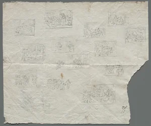 Szkice kompozycyjne wg Rafaela i innych artystów recto, ok. 1930 r. 1800.