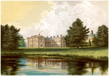 Compton Verney, Warwickshire, dom lorda Willoughby de Broke, ok. 1880