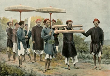 Skazani na chodzenie w karze, Skazani na chodzenie w karze, 1900.