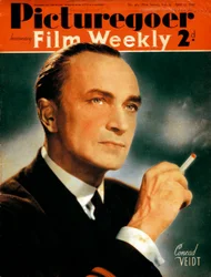 Conrad Veidt 1893-1943, niemiecki aktor, 1940