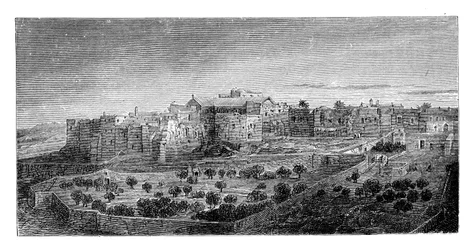 Klasztor Narodzenia Pańskiego, Betlejem, ok. 1888 r.