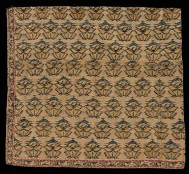 Narożny fragment chusty, koniec XVIII wieku.