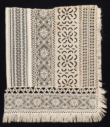 Fragment narożny z różnymi wzorami, XIX w.