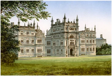Corsham Court, Wiltshire, dom Lorda Methuena, ok. 1880 r.