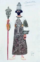 Projekt kostiumu dla Sarastra, 1913