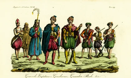 Kostiumy żołnierzy berberyjskich, Tunis