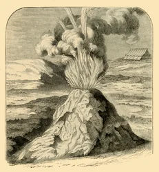 Cotopaxi w Erupcji w 1743, 1881.