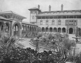 Court of Ponce de Leon, St. Augustine, Floryda, c1897.