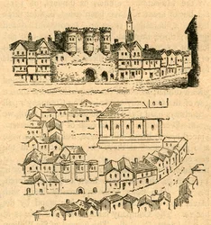 Cromwell House, Z mapy Aggass, 1897.