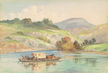 Przeprawa przez rzekę James, 1878.