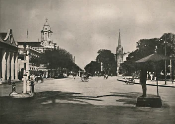 Ulica Dalhousie, Rangun, 1900.