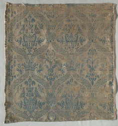 Fragment adamaszku, 1500s.