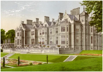 Dartrey, hrabstwo Monaghan, Irlandia, dom hrabiego Dartrey, c1880