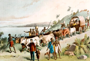 David Livingstone, szkocki misjonarz i afrykański odkrywca, 1849 c1878