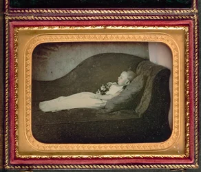 Martwe dziecko na kanapie, c. 1855.