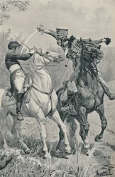 Śmierć księcia Ludwika w Saalfeld, 1806, 1896.