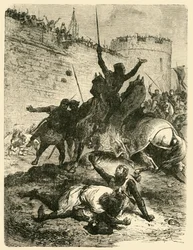 Śmierć Simona De Montforta, 1218, 1890.