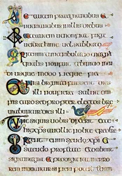 Zdobiona strona tekstowa, 800 rne, XX wiek