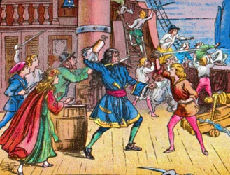 Klęska piratów, c1905